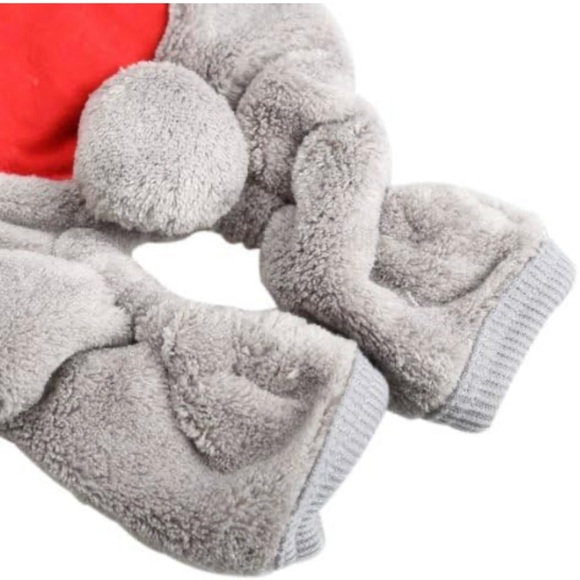 Dog Apparel Cute Bear Costume Jumpsuit Hoodie XS - Picture 4 of 5